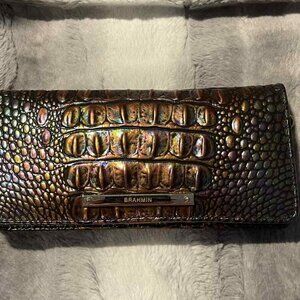 Rainbow Sheen Brahmin Wallet